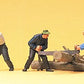 Preiser 10495 HO Lumberjacks Figures with Logs (Set of 5)