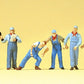 Preiser 10547 HO Scale United States Railway Workers Figures (Set of 6)