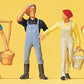 Preiser 14083 HO On the Farm Figures (Set of 6)
