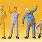 Preiser 14127 HO Standing Truckers Figures (Set of 6)