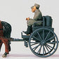 Preiser 16507 HO Unpainted Horse Drawn Field Kitchen Figure Kit (Set of 4)