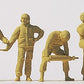 Preiser 16567 HO Unpainted US Army Tank Crew Plastic Figure Kit (Set of 8)