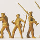 Preiser 16569 HO Unpainted Russian Marine Light Infantry Figures Kit (Set of 11)