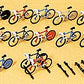 Preiser 25086 HO Racing Bicycles & 4-Roof Stands Plastic Model Kit (Set of 20)