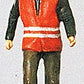 Preiser 28008 HO Railway Worker Wearing Safety Vest Figure