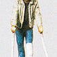 Preiser 28019 HO Man with Broken Leg on Crutches Figure