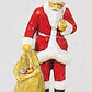 Preiser 29027 HO Scale Santa Claus Figure with Sack of Gifts Plastic Figure