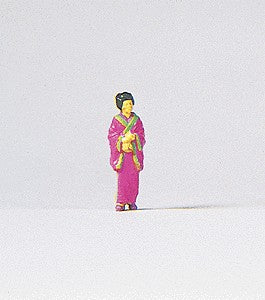 Preiser 29052 HO Scale Japanese Woman in Kimono Figure (Japanerin)