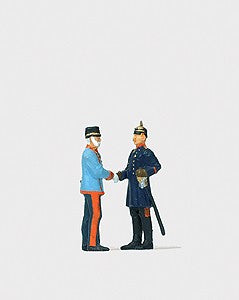 Preiser 29085 HO Emperor Wilhelm II & Emperor Franz Joseph Figures (Set of 2)
