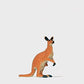Preiser 29519 HO Animals - Kangaroo Figure