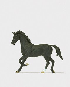 Preiser 29525 HO Animals - Black Horse Figure