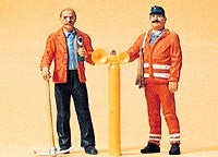 Preiser 45005 G Modern Track Workers Figures (Set of 2)