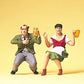 Preiser 45107 G In the Beer Garden Figures (Set of 2)