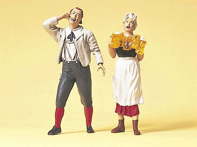 Preiser 45108 G Waitress & Guest Figures (Set of 2)