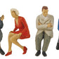 Preiser 65352 O Seated Travelers #3 Figures (Set of 4)