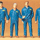 Preiser 72406 1:72 Mechanics In Coveralls Figures (Set of 6)
