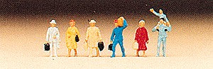 Preiser 79020 N Standing Passenger Figures (Set of 6)