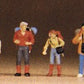 Preiser 79027 N Young Travelers Figures (Set of 6)