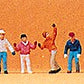 Preiser 79044 N Standing Children Figures (Set of 7)