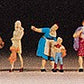 Preiser 79068 N Family Krause in the City Figures (Set of 6)