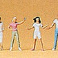 Preiser 79078 N Young Persons Figures (Set of 7)