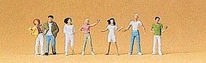 Preiser 79078 N Young Persons Figures (Set of 7)