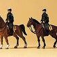Preiser 79149 N USA Mounted Police Officers Figures (Set of 2)