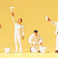 Preiser 79176 N Painters Figures with Accessories (Set of 5)