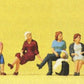 Preiser 79189 N Seated Passengers Figures (Set of 6)