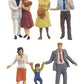 Preiser 79190 N Walking Couples Figures (Set of 7)