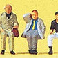 Preiser 79199 N Seated Passengers Figures (Set of 14)