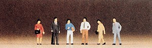 Preiser 79206 N Standing Japanese Figures (Set of 6)