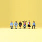 Preiser 79213 N Seated Travelers Figures (Set of 6)