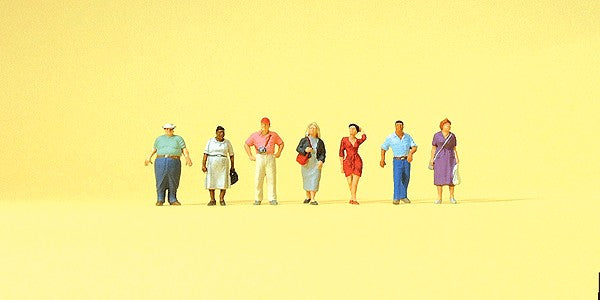 Preiser 79218 N Standing Passers-By Figures (Set of 7)