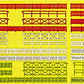 Preiser 79551 N Assorted Fences Plastic Model Kit (Set of 30)