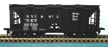 Bowser 55631 NYC & St.L NKP 70 Ton 2 Bay Covered Hopper Kit