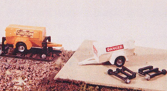 Railway Express Miniatures 623-2009 Generator/Compressor Trailer w/ Hy-Rail