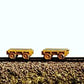 Railway Express Miniatures 2012 N Scale Fairmont Tie Cart Metal Kit (Pack of 2)