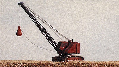 Railway Express Miniatures 2091 Bantam Dragline Crane w/ Wrecking Ball