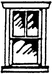 Scale Structures 2261 HO Double 3 Panel Window Replacement (Pack of 3)