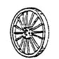 Scale Structures 2309 HO Scale Wagon Wheels Small White Metal Part (Pack of 4)