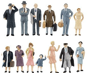 Scenic Express EX1702 O Common Folk Figures (Set of 13)
