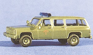 Trident Miniatures 90110 1:87 USAF Chevrolet Fire Chief Suburban Plastic Kit #1