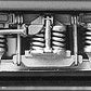 Train Station Products 732-414 Passenger Car Trucks Outside Swing Hanger Type (