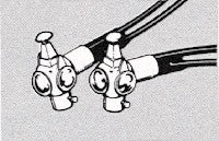 Utah Pacific Models RR Product CM-64 HO Scale Caboose Marker Lights (Pack of 2)