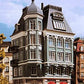 Vollmer 3771 HO Scale 4-Story Bank Plastic Model Building Kit