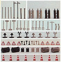 Vollmer 5746 HO Fire Station Equipment Accessories Set