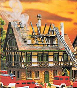 Vollmer 7738 N Scale House on Fire