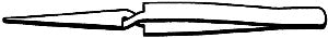 Zona 37-549 Tweezers X-lock 4.75"