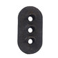 Tomar 6043 HO Three-Light Vertical Brass Signal Head